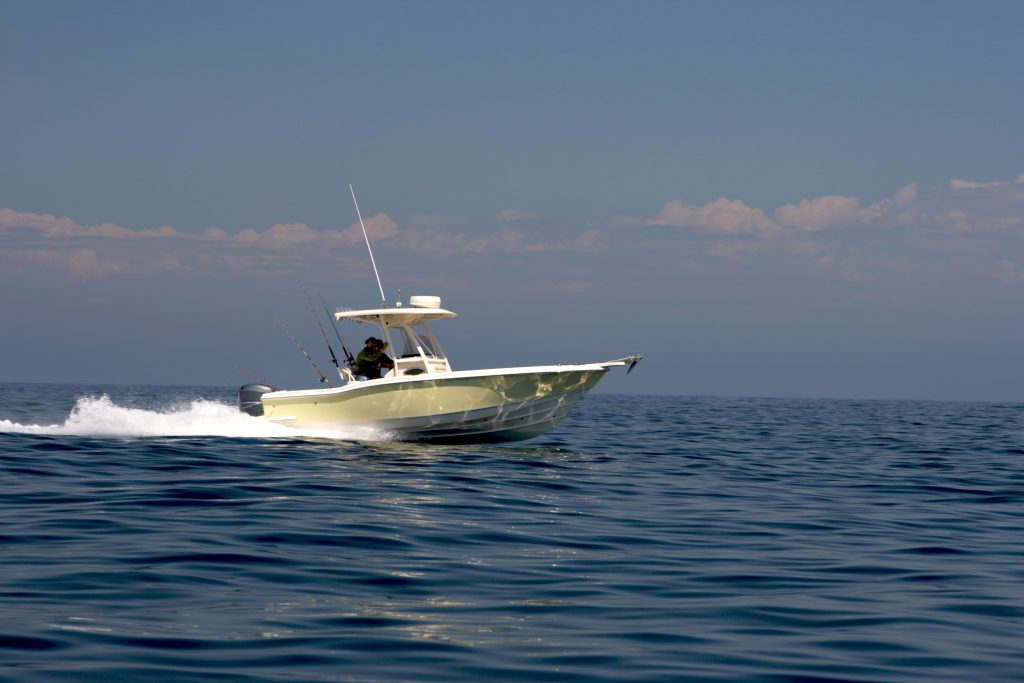 Boat on open water - Boat insurance
